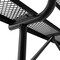 Flash Furniture Sigrid 6' Outdoor Bench with Backrest, Commercial Grade Metal Mesh Seat, Backrest, Black Steel Frame SLF-AG4HUT2-BK-GG - alternate 7